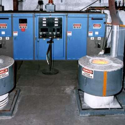 Inductotherm Lift Swing Furnace