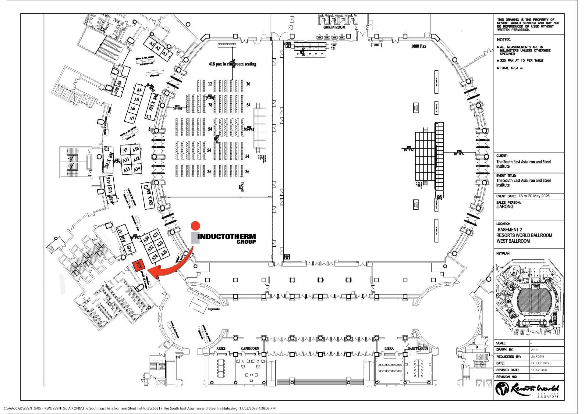 SEAISI show 2026 floor layout IG